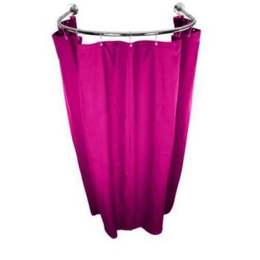 Imagem de Cortina Pink Provador Arco 70X70 E 90X90 Privacidade Total - Confeccoe