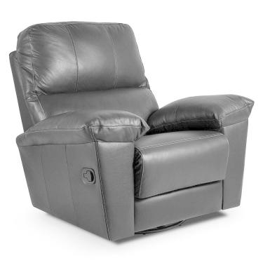 Imagem de Poltrona Do Papai Reclinável Retrátil Félix L07 Couro Preto