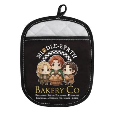 Imagem de WCGXKO Presente inspirado no livro, segundo clube de café da manhã, presente para amantes de livros, literatura, presente, padaria, forno, luva de forno, pote de livro (padaria da Terra)