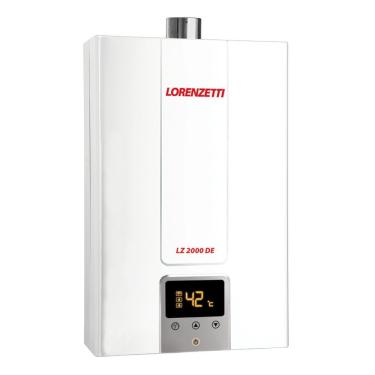 Imagem de Aquecedor De água A Gás Lz 2000de Digital Lorenzetti Gn (gás Natural)