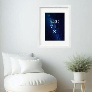 Imagem de Quadro Código Do Dinheiro Grabovoi- 60X48Cm - Quadros On-Line