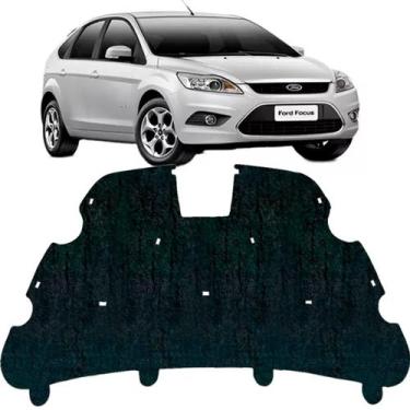 Imagem de Forro Capo Ford Focus 2009 a 2013 Manta Autocolante Isolante + Presilh