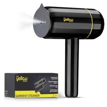 Imagem de The Yellow Brand Vaporizador De Viagem Para Roupas - Ferro A Vapor Portátil Dobrável Roupas, Mini Pequeno, Removedor Rugas, Aquecimento Rápido Tecidos