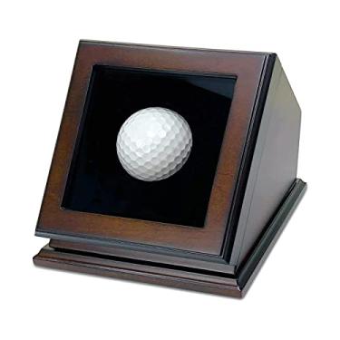 Imagem de CHEZ MONETT Estojo Expositor Para Bolas De Golfe Hole In One Box - Madeira Com Tampa Vidro
