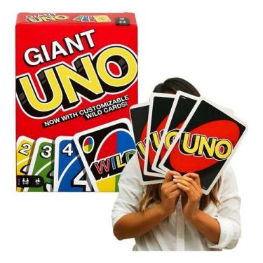 Imagem de Giant Uno Jogo Cartas Mattel Original Uno Gigante 108 Cartas