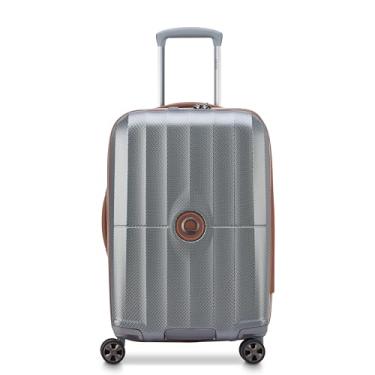 Imagem de DELSEY PARIS Mala expansível Carrousel Hardside com rodas giratórias, Platina, Carry-on 21 Inch, Carrousel Hardside Mala expansível com rodas giratórias