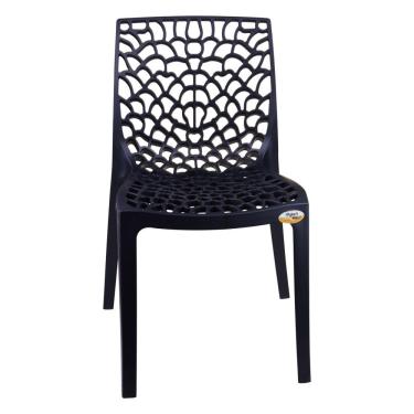 Imagem de Cadeira Plástica Xplast Gruvyer Preta