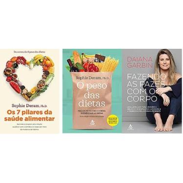 Imagem de Kit 3 Livros 7 Pilares Da Saúde + O Peso + Fendo As Pes - Sextante