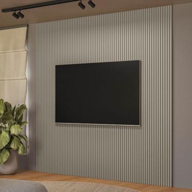 Imagem de Painel para TV Até 85 Polegadas Ripado Gris Fosco 810010151 - Linea Brasil