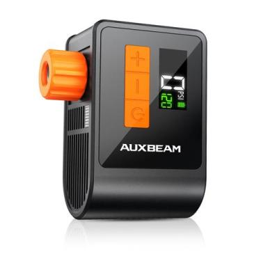 Imagem de Bomba de bicicleta Auxbeam Tiny 120PSI Electric com medidor Presta/Sch