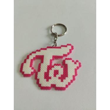 Imagem de Chaveiro Twice símbolo Pixel art - Pixel Jipa 