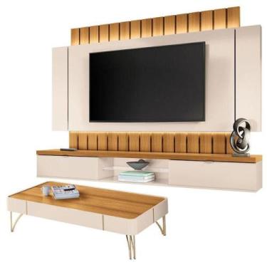 Imagem de Home Suspenso Illusion 2.2 E Mesa De Centro Cadenza Cinamomo Off White