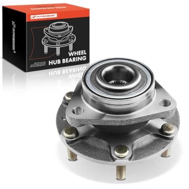 Imagem de A-Premium Rolamento de roda dianteira e conjunto de cubo com 6 terminais compatíveis com Hyundai Entourage 2007-2009 e Kia Sedona 2006-2012 2014