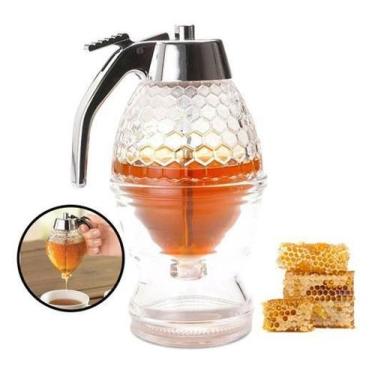 Imagem de Pote De Mel Pratico Que Não Vaza Sem Sujeira Meleca Bagunça - Draconis