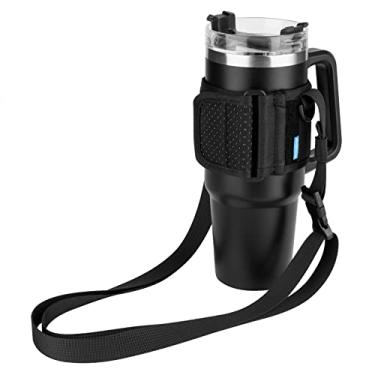 Imagem de Xxerciz Suporte para garrafa de água com alça para Stanley Quencher H2.0 FlowState 850 g e Stanley IceFlow 590 ml, copo universal de garrafa de água para caminhada, acampamento, caminhada