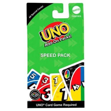 Imagem de Jogo De Baralho Uno Add-On Pack Velocidade Verde Claro Acessível Dalto