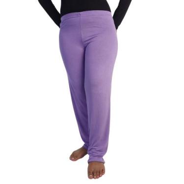 Imagem de Calça Pijama Viscolycra Plus Size Sepie 1208N Lilás, Lilás, G2