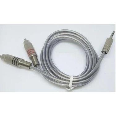 Imagem de Cabos P2 Estéreo X 2 Rca 1.4 Metros Blindado - Jm Cabos