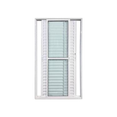 Imagem de Porta Balcão 3 Folhas Veneziana 210x180 Branco Linha 25