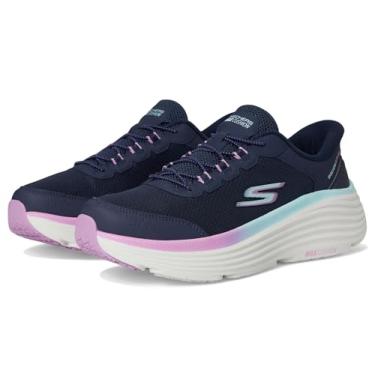 Imagem de Skechers Tênis feminino Max Cushion Endeavour Cardova Hands Free Slip-ins, Azul-marinho/roxo, 41