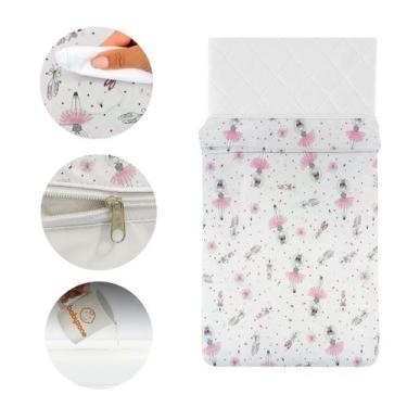 Imagem de Capa Impermeável para Colchão de Berço Americano  Estampas Dino, Baila