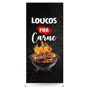 Imagem de Painel Lateral Romano Veste Fácil 0,90x2,20m Churrasco (PLCHO0003)