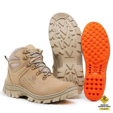 Imagem de BOTA COTURNO ARIZONA C.A EM COURO SOLADO DE BORRACHA COM GARANTIA.-Masculino