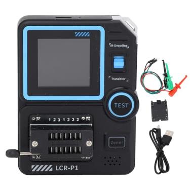 Imagem de Testador de transistor Screen 1,44 polega Multi Funcional Resistor Mosfet Diodo Diodo Testador de componentes eletrônicos para engenheiros Técnicos Material ABS 71x87x28mm