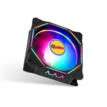 Imagem de CONISY Ventoinha de PC de 120 mm Ultra Silenciosa LED Desktop Cooler Computador - Azul (2 unidades)