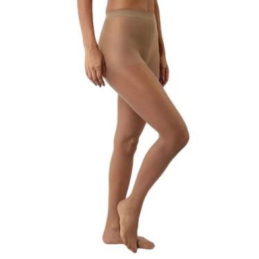 Imagem de Meia Calça Selene Clássica Fio 15 Feminina, Nude, GG
