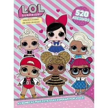 Imagem de Lol Surprise Superlivro de Atividades Para Colorir com Adesivos
