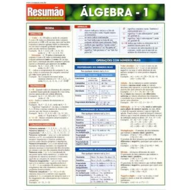 Imagem de Resumao Exatas - Algebra Vol. 01
