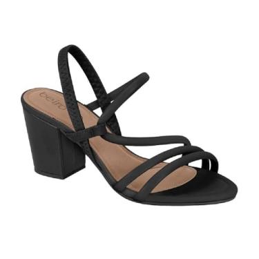 Imagem de Tamanco Feminino Beira Rio – Napa Madri, Conforto, Leve e Uso Diário – Moderno e Elegante (Preto, BR, Adulto, Numérico, 37)