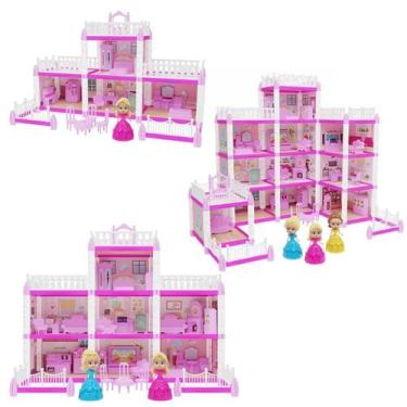 Imagem de Brinquedo Castelo das Princesas, Educativo e Criativo com Bonecas e Mó