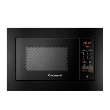 Imagem de Micro-ondas de Embutir Continental 27 Litros Preto com Função Tira Odor - MC2EP