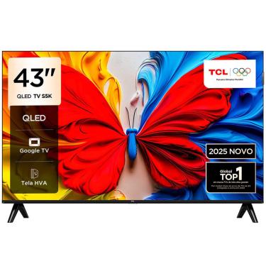 Imagem de Smart TV TCL 43 Polegadas, Google TV, QLED, 4K - 43S5K