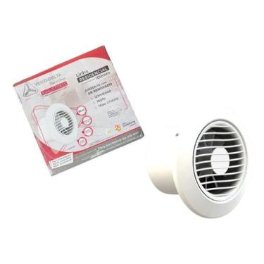 Imagem de Exaustor Para Banheiro E Ambientes Venti-delta 100 Mm Bivolt, Branco, 
