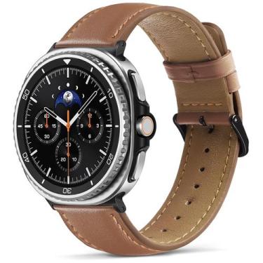 Imagem de Pulseira de couro compatível com Samsung Galaxy Watch 8 40 mm 44 mm/8 