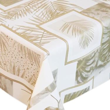 Imagem de Toalha de Mesa Cozinha de Plástico PVC Térmico Para 4 6 e 8 Lugares Várias Estampas Impermeável(TROPICAL,4 Lugares)