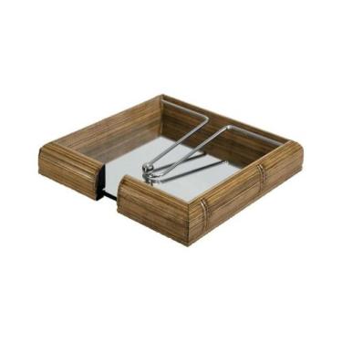 Imagem de Porta Guardanapos Exclusivo - 20x20 Bambu - 9059 - Minha Moldura