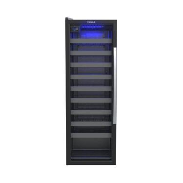 Imagem de Adega Venax Piubella 50 Garrafas Preto Porta Invertida - 220V