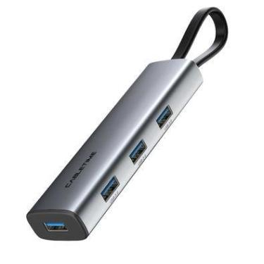 Imagem de Hub Adaptador Multiportas Cabletime 4 Em 1, USB-C, Compativel Com Notebook e Pc