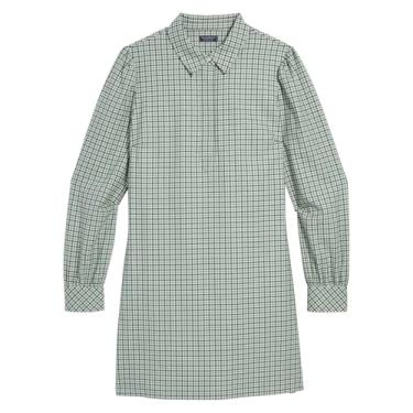 Imagem de vineyard vines Vestido feminino popover de mistura de lã, Bálsamo xadrez Quinn, PP