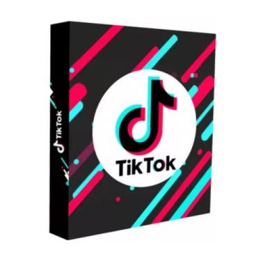 Imagem de Pasta Fichário Escolar Estampa TikTok Moderno Reforçado Capa Dura 4 Ar