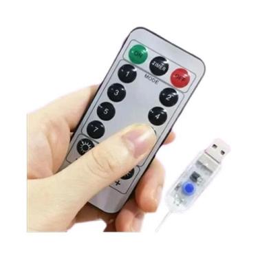 Imagem de Luzes de Cortina USB 6/4/3M - 8 Modos - Ideal para Quarto, Casa e Árvo