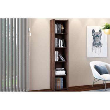 Imagem de Estante de Livros ESM206 c/ 4 Prateleiras Rustico - Movelbento