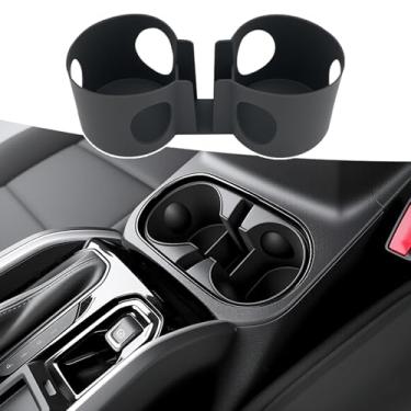 Imagem de OUSUWO Organizador de porta-copos compatível com acessórios Chevy Colorado/GMC Canyon 2023-2025, sem ruído, à prova de água e poeira, protetor de porta de bebida para Chevrolet Colorado 23-25