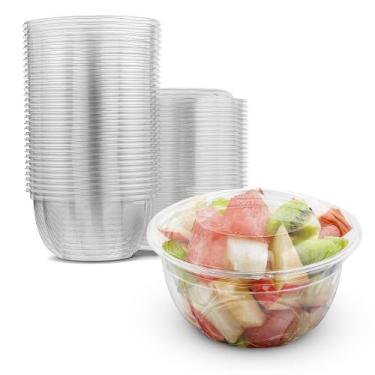 Imagem de Saladeira MT Products de plástico 473 ml descartável com tampas x30