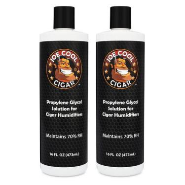 Imagem de Solução de umidificador Joe Cool Cigar Propilenoglicol 480 mL (2 unida