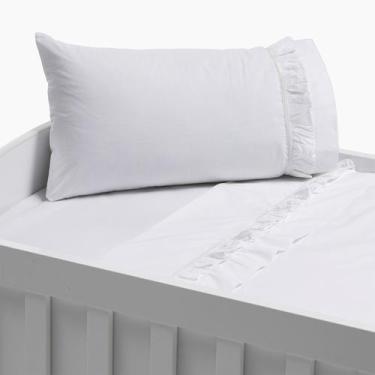 Imagem de Conjunto de lençóis Crib Flight 100% algodão, 200 fios - Lightbek Offi
